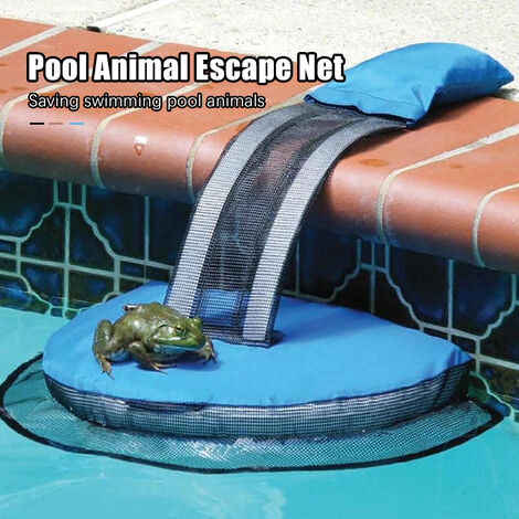 Red de Escape de rana y pato para piscina, animales pequeños, accesorios para exteriores