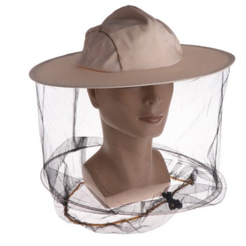 

Red de insectos Sombrero de apicultura con velo contra mosquitos Insecto Mosquito Head Net Sombrero Anti Mosquito Bee