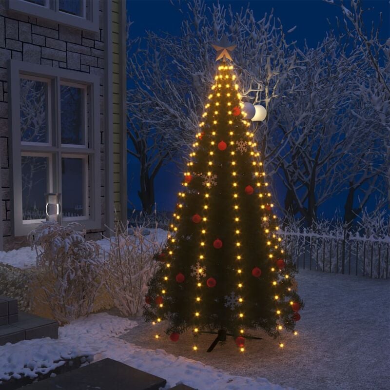 

Red de luces para árbol de Navidad con 250 LEDs 250 cm