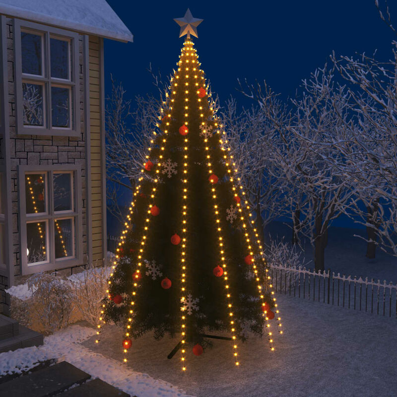 

Red de luces para árbol de Navidad con 500 LEDs 500 cm