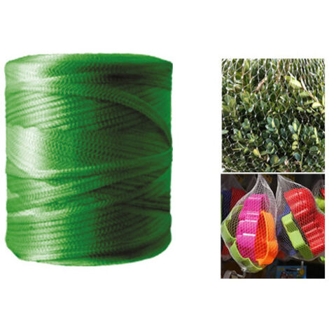Red de malla tubular de embalaje 50 cm × 100 m de plástico verde – Brixo