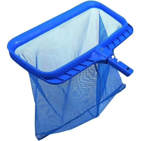 Red de piscina, red de suelo con marco de plástico robusto, resistente y estable con red de limpieza para piscinas, estanques, fuentes y spas (sin mango)