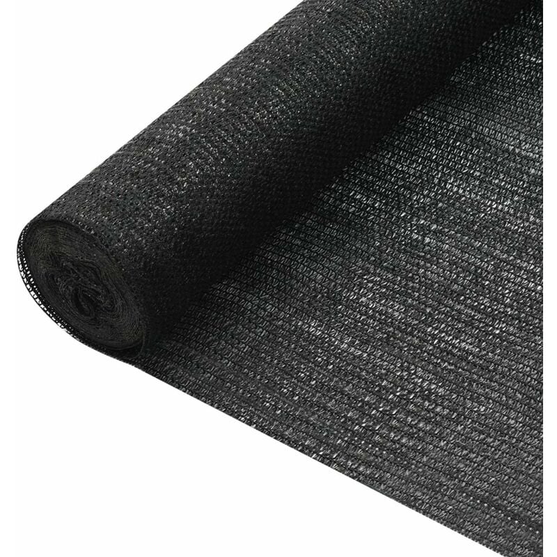 

Red de privacidad HDPE negro 1,2x50 m 75 g/m2