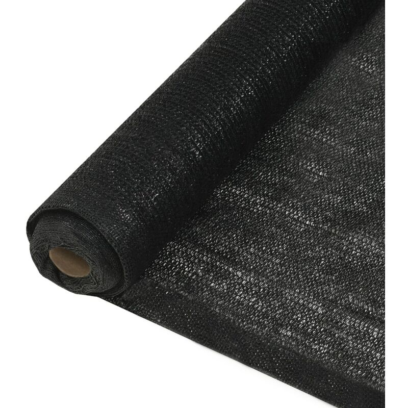 

Youthup - Red de privacidad HDPE negro 1,5x25 m 150 g/m² - Negro