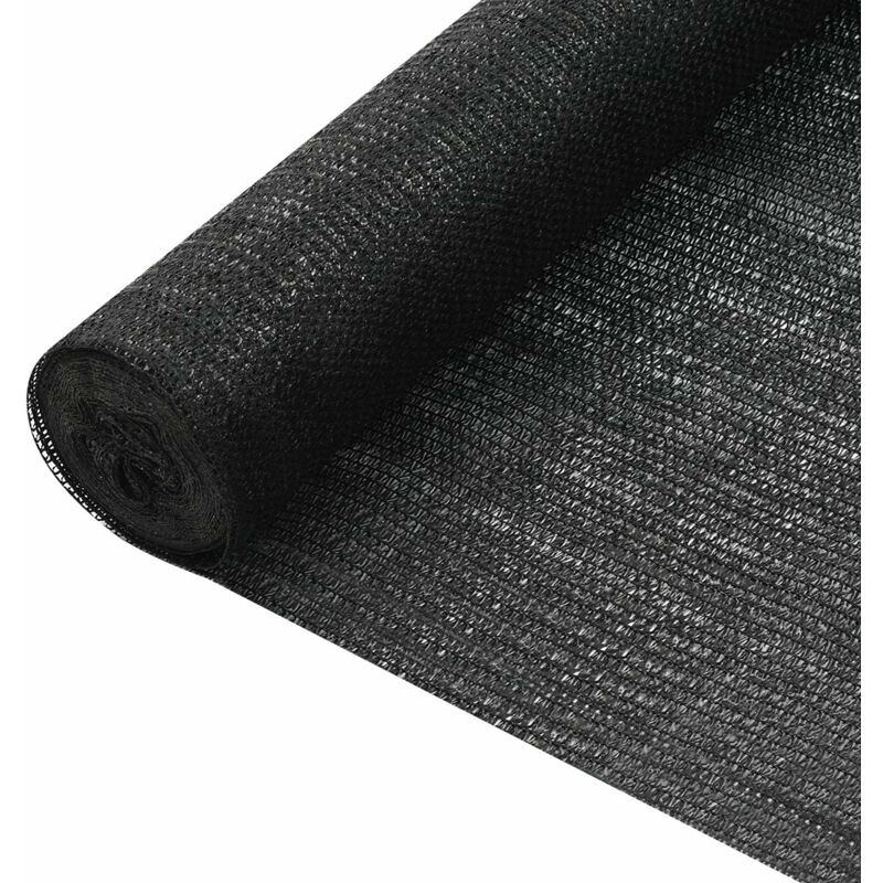 

Red de privacidad HDPE negro 1,8x10 m 75 g/m2