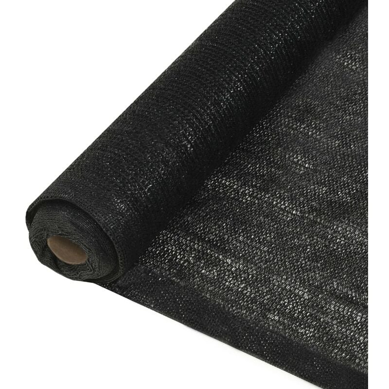 

Red de privacidad HDPE negro 1x10 m 150 g/m² - Negro