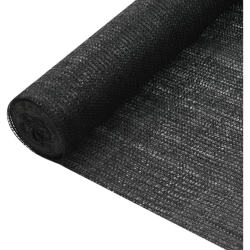 

Red de privacidad HDPE negro 1x50 m 75 g/m²