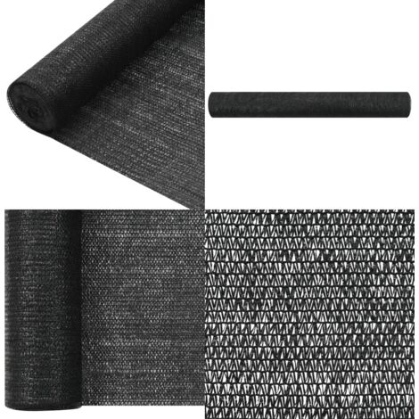 Red de privacidad HDPE negro 3,6x10 m 75 g/m² - Malla HDPE - Privacidad de jardín