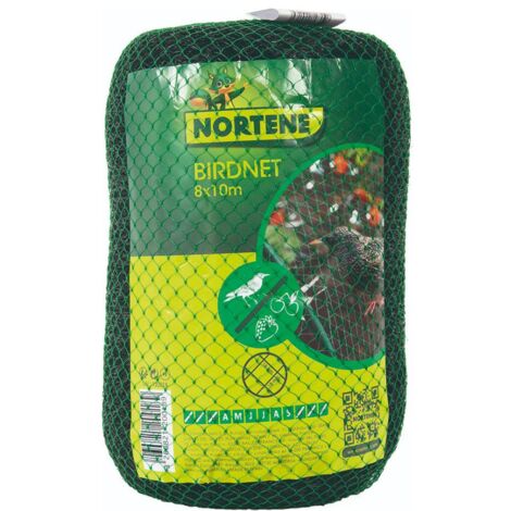 Red de protección de aves "Birdnet" - 1 x 10 m - Negro Nortene