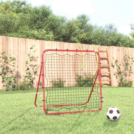 Red de rebote ajustable para fútbol acero y PE 96x80x96 cm