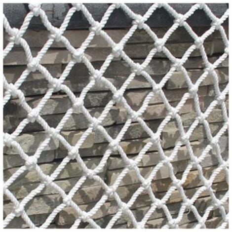 MUMU Red de seguridad de nailon, red anticaídas, para ventanas de balcones, cuerda resistente y duradera, evita caídas, red resistente al desgarro, decoración de vallas (1 x 6 m)