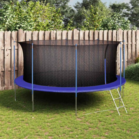 Red de seguridad para cama elástica redonda 4,57 m vidaXL
