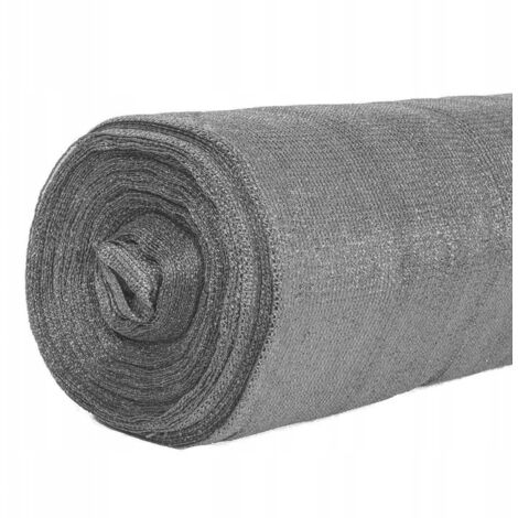 Red de sombra para valla, gris, 1,5x10m, 135g