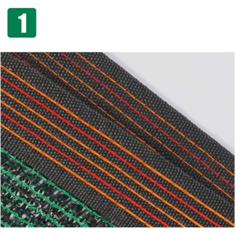 Red de sombra verde para exteriores YMYNY, malla de sombra para huertos, malla antihojas, malla de protección solar del 55 %, vela de sombra, para jardín, red cortavientos agrícola (3 x 5 m/9,84 x 16,