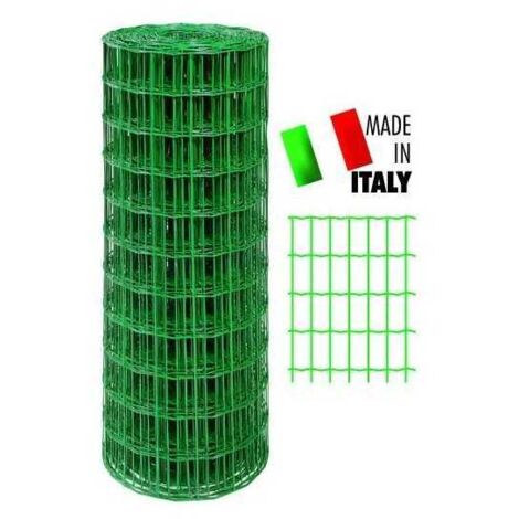 Red electrosoldada tipo Italia 75X60 plástico Mt.25 H. cm. 60