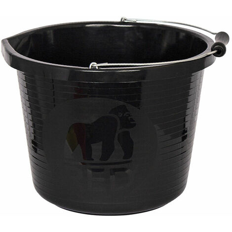 Builders Bucket Plastic 3 Gallon 14 Litre 14L Strong Water Mixing Storage Value 