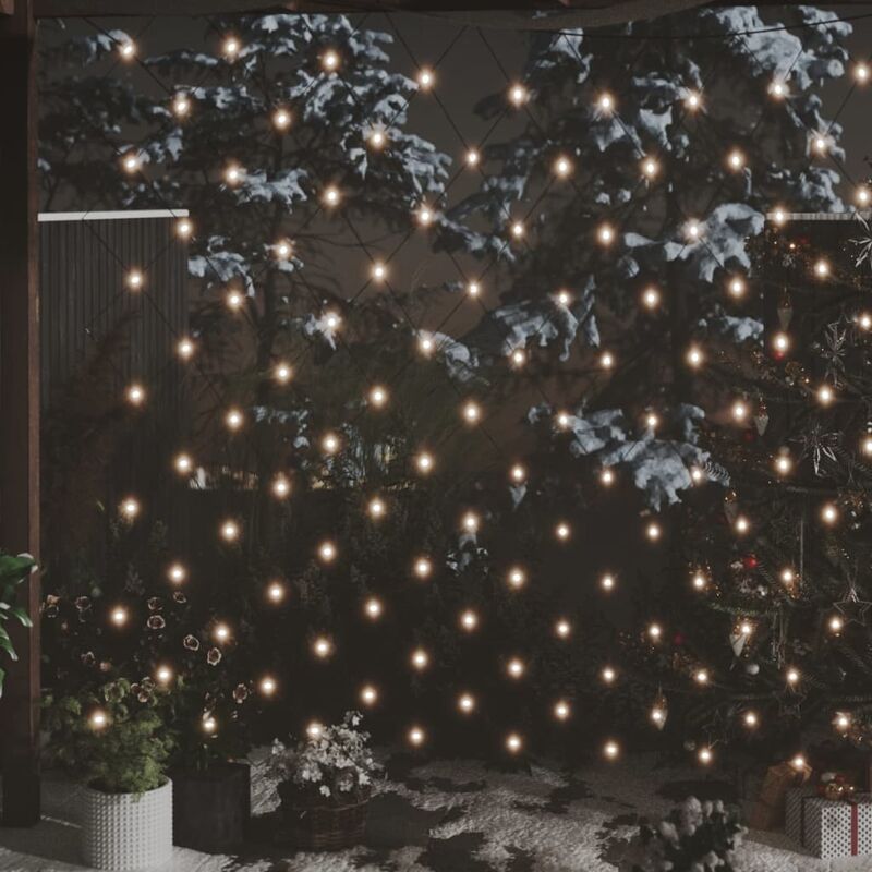 

Red luces Navidad 306 LED blanco cálido 3x3 m interior/exterior