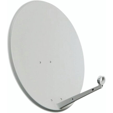 RED OPTICUM SAT-Antenne X80, Stahl, lichtgrau, 80 cm