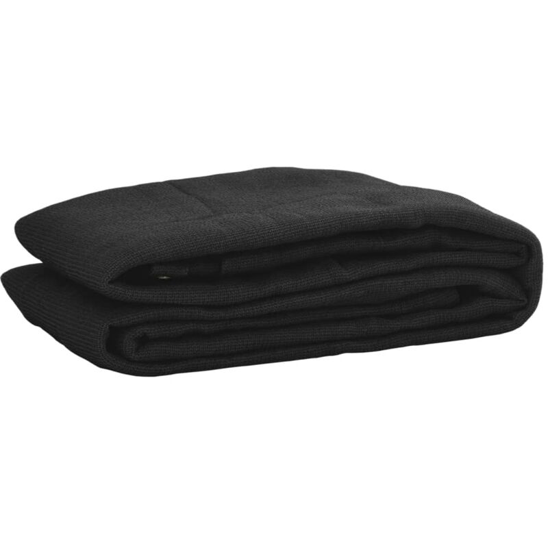 

vidaXL Red para remolque HDPE negro 2x3 m - Negro