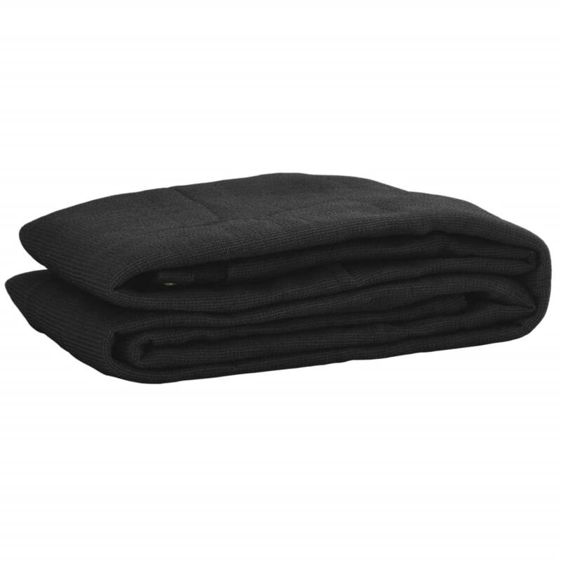 

vidaXL Red para remolque HDPE negro 3x5 m - Negro