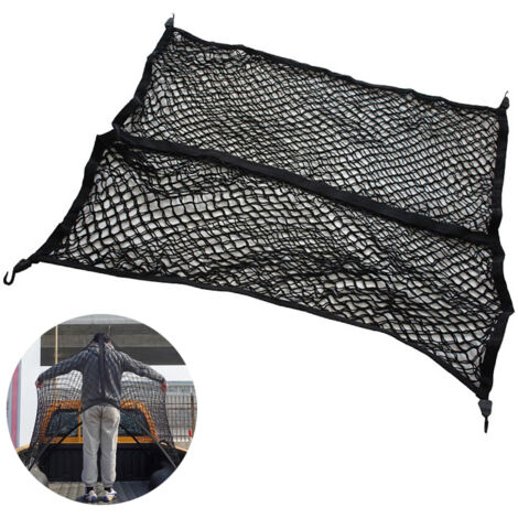 Red para Remolque, Red para Remolque de Alta Elasticidad, Red para Heno Extensible hasta 2,2-2,4 m, Red de Carga de Malla Extensible Simple, para Caja de Camioneta, Camioneta Ligera de Uso Diario Carg