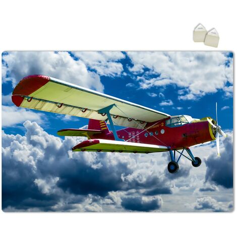 RED PLANE - POSTER in PVC da 3mm - Misura: 70x100 cm