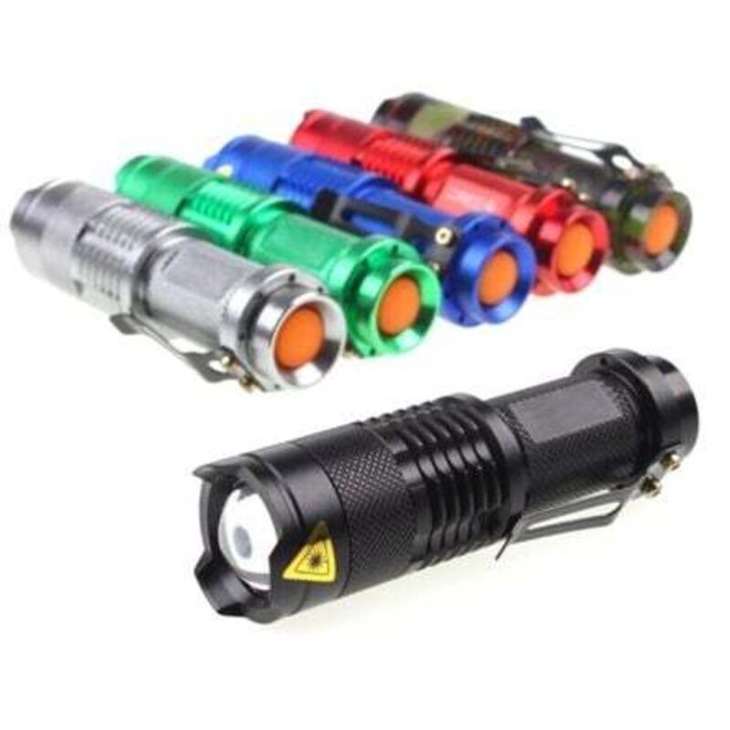 Image of (Red) Portable Flashlight Torch Camping Light&hellip;