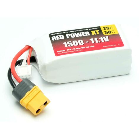 Red Power Pack de batterie (LiPo) 11.1 V 1500 mAh Softcase XT60