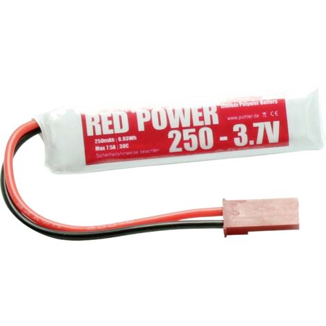 Red Power Pack de batterie (LiPo) 3.7 V 250 mAh Softcase JST Y204043