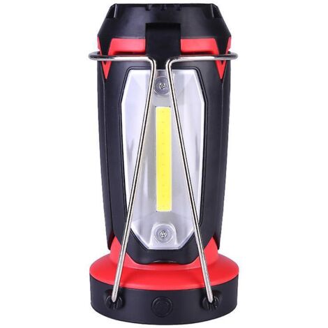 red Puissante Ampoule De Lampe De Poche Led Portable Pour Clairage Extrieur Tente Lampe Batterie Externe Usb Rechargeable Camping Lanterne Lumire