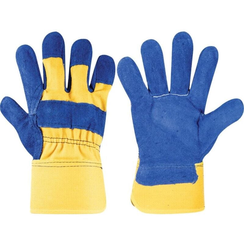 Blue/Gold S5 Superior Rigger Gloves - Tuffsafe
