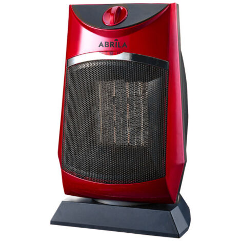 Red Warmth PTC-Keramik-Heizlüfter, 1500 W, 2 Leistungen, 3 Kippschutzfunktionen (32,5 x 17 x 20 cm)