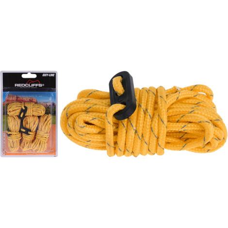 REDCLIFFS cuerdas vientos 4 mm blister 4 , Blister 4 cuerdas vientos 4 mmIdeal para su tienda de campaña4 cuerdas de carpa con tensor de tres agujerosCada cuerda indivi