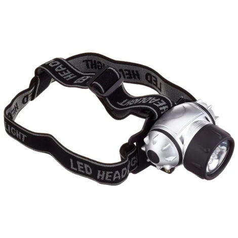 REDCLIFFS linterna frontal 7 leds pilas blister , Linterna frontal 7 LEDS pilas-Marca: RedcliffsLinterna ajustable a la cabeza ideal para trabajar, ya que te permite tener las