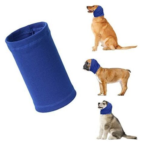 Redecilla para perro para cuello y orejas, ayuda a calmar la sudadera con capucha para perro, alivia la ansiedad (S)