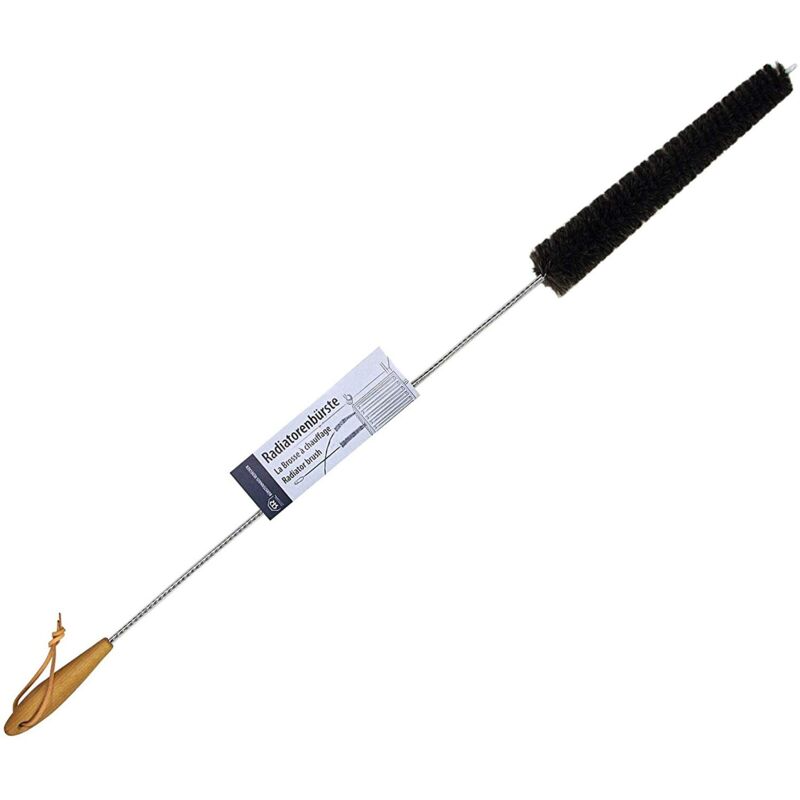 Brosse pour radiateur, foncée, courte - Redecker