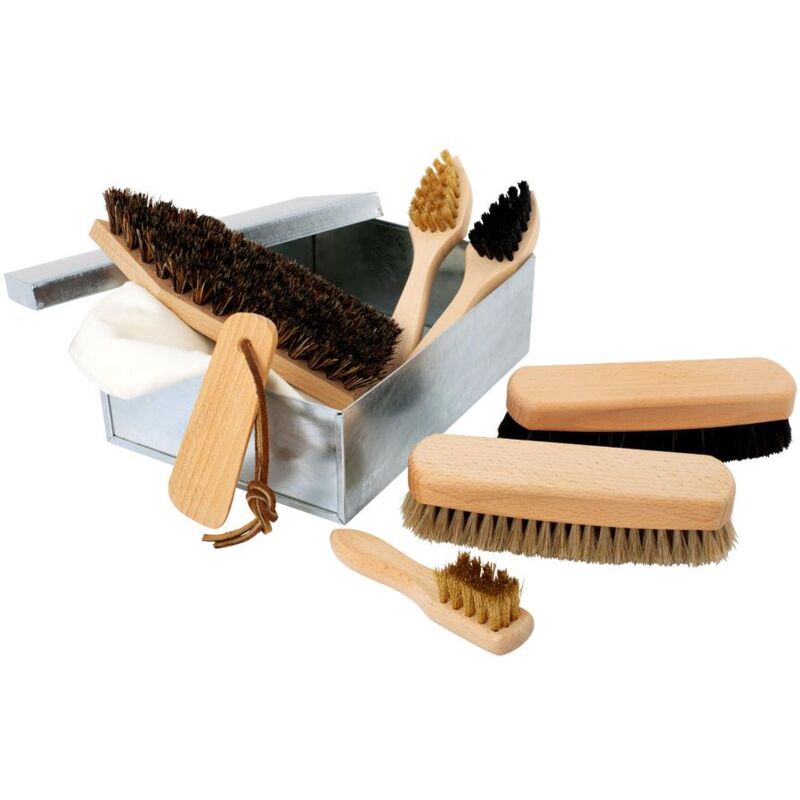 Redecker - Kit de cirage standard 16 cm dans une boîte métallique