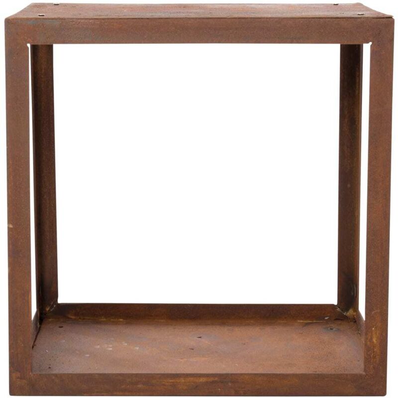 Abri de stockage du bois de chauffage Hodr Rouillé 88519 - Redfire