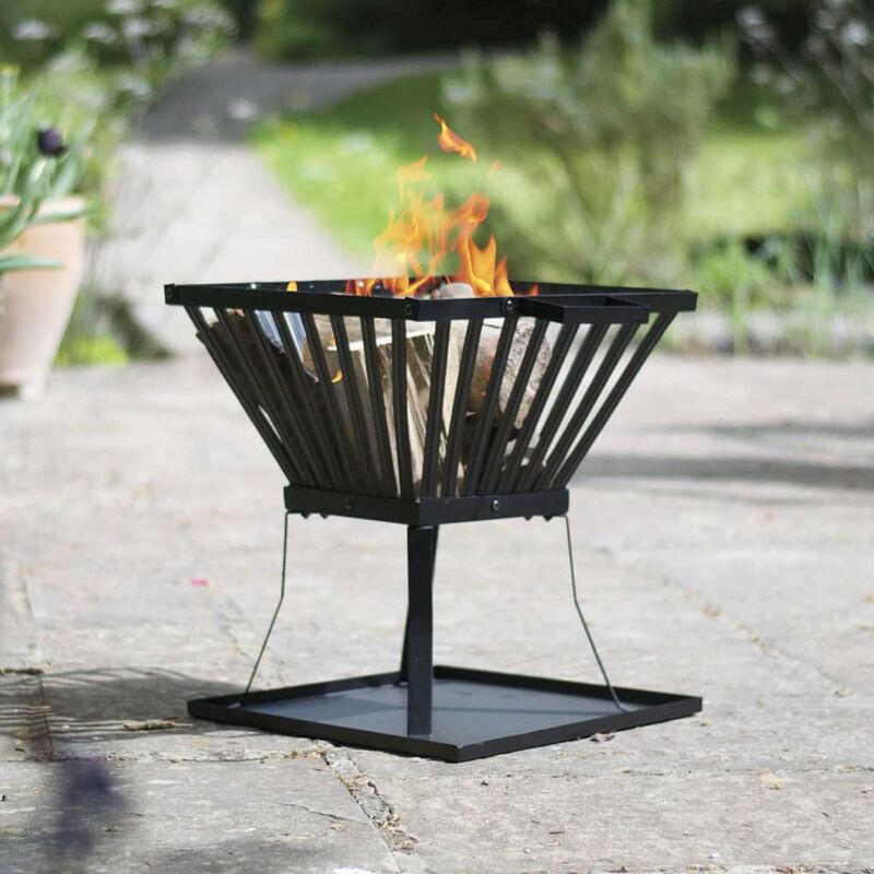 

RedFire Brasero canasta Denver acero 39x39 cm negra 85015