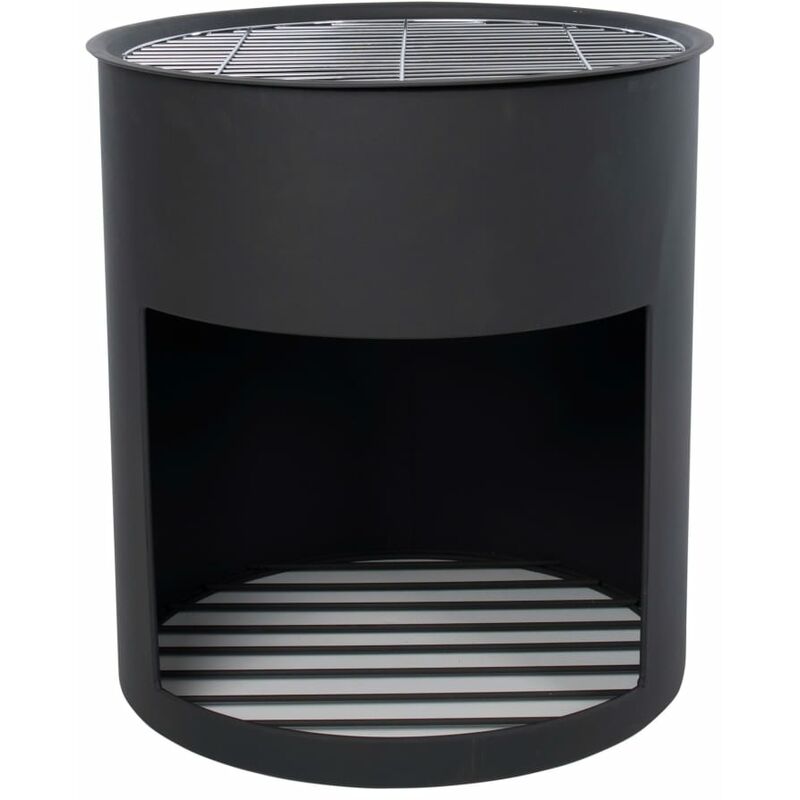 

RedFire Brasero tipo barril Milshire acero negro