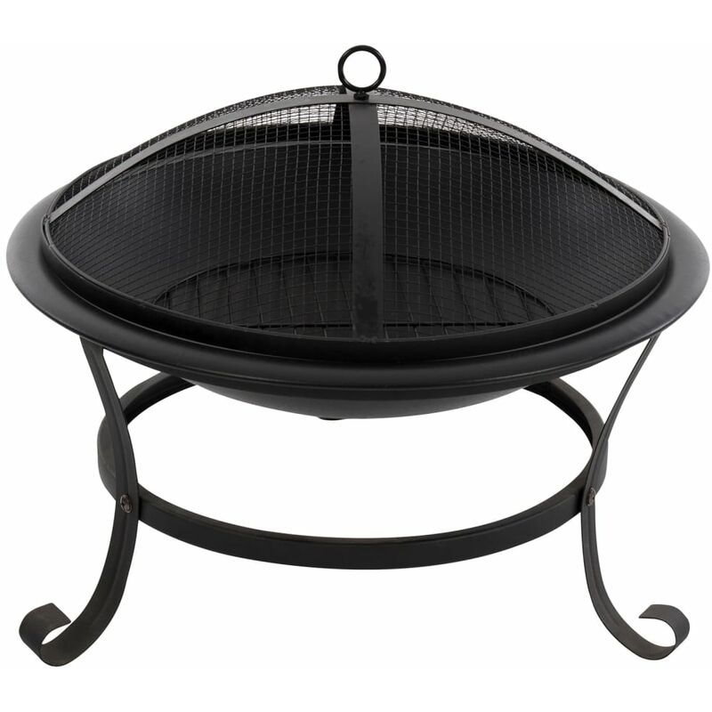 

RedFire Brasero Atlanta acero negro 51 cm 85014 - Negro