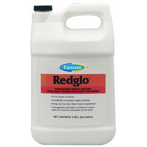 REDGLO Supplément multivitaminé pour améliorer les performances du cheval de sport 3.780 lt