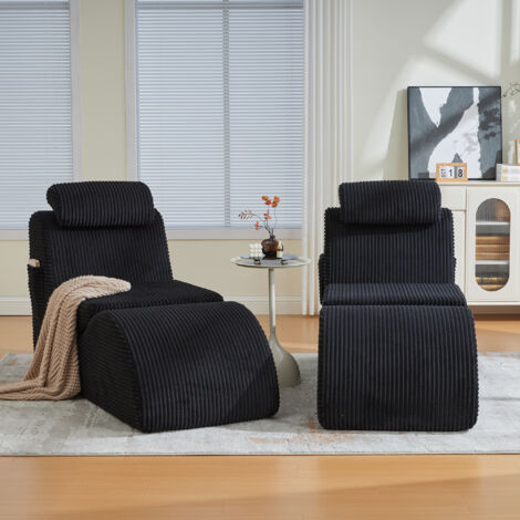 REDOM Divani letto 160x66x90 cm, design unico, comodo ed ergonomico, schiuma a compressione elastica, nero, per soggiorno