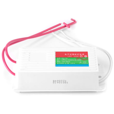Redresseur d'alimentation électrique, transformateur néon à détection de surchauffe, résistant à l'humidité pour les occasions en extérieur