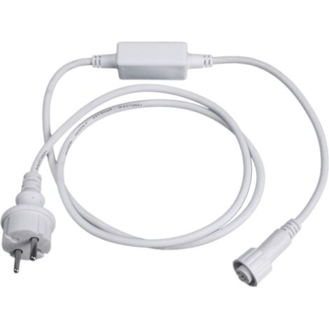 Redresseur pour guirlande LED 220V – Connecteur externe IP65 – Alimentation jusqu'à 10 guirlandes de 3m – Installation extérieure – Jandei
