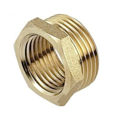 Reducción de latón 1"x1/2" hembra/macho