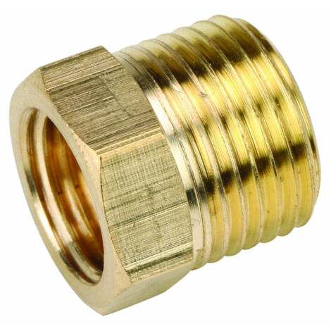 Reducción de latón 3/8"x1/4" hembra/macho