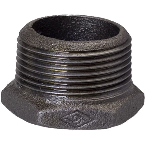 Reducción de rosca hembra 2X6/4"" negra N4, NR 45, NR 241R OPAL