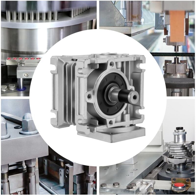 Senderpick - Réducteur à vis sans fin traduction 10:1 à bride carrée RV030 pour moteur pas à pas Nema23