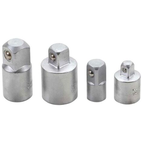 Reducteur / augmentateur / adaptateur carre 1/4-3/8-1/2 jeu de 4